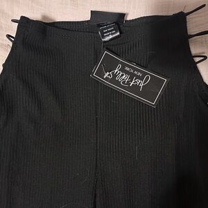 Just Bee New York Black Boot Cut Pants